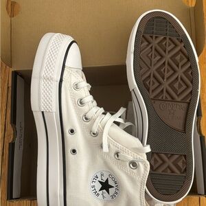 Converse Women’s White High-Top Sneakers